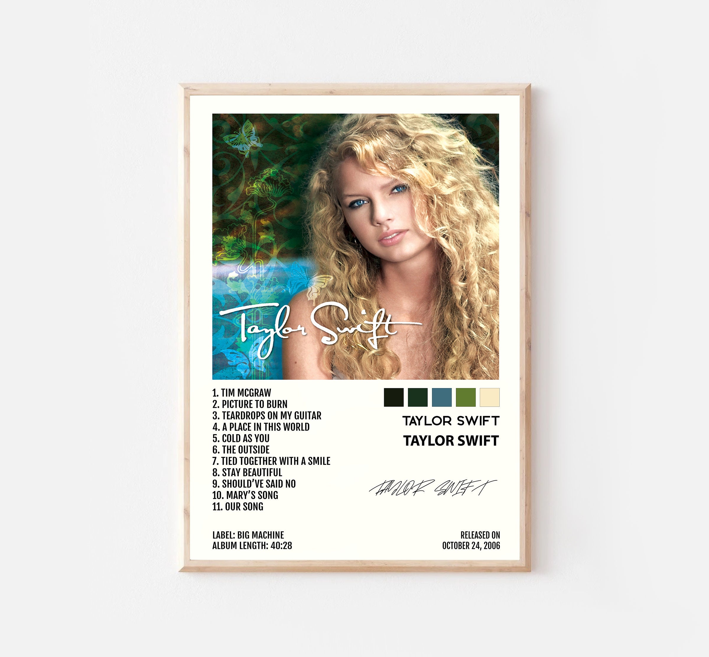 taylor swift our song album cover