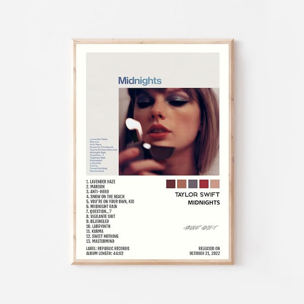 Taylorswift Album Posters - Etsy