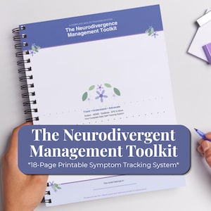 Neurodivergent Binder Printable | Autism ADHD Planner | ND Emergency Kit | Sensory Meltdown Plan | Instant Download