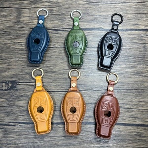 Mercedes-Benz Handmade Leather Key Fob Keychain Car Key Accessories