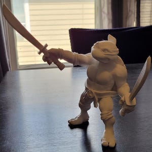 TMNT Teenage Mutant Ninja Turtle, Leonardo, Leo, Figure.