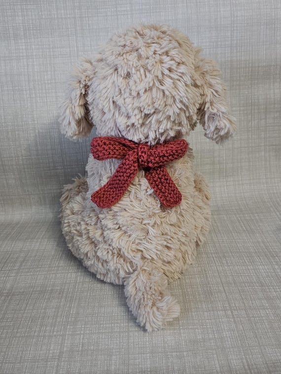LEVLO Cockapoo Kosmetiktasche – Make-up-Tasche Aus Baumwoll-Leinen, 23x17 Cm, Mit 3D-Hundedruck, Geschenk Für Hundeliebhaber