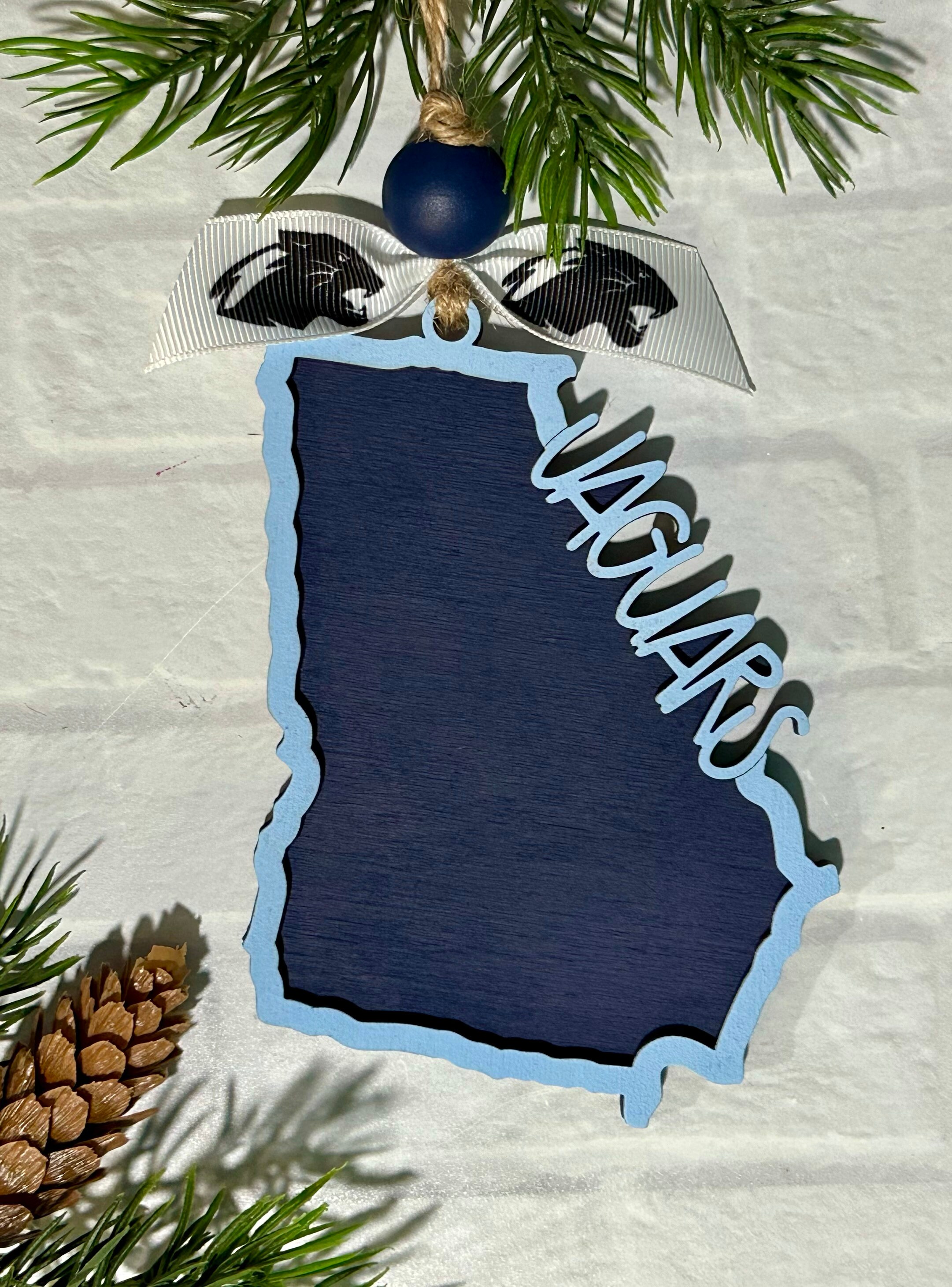 Augusta University Jaguars Christmas Ornament/Augusta Jags/Augusta Jaguars/Georgia Jaguars