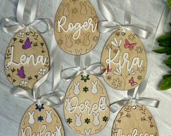 Easter Basket Tag/Easter Basket Name Tag/Easter Tag/Basket Tag/Easter Egg Name Tag/Easter Name Tag/Tag for Easter Basket