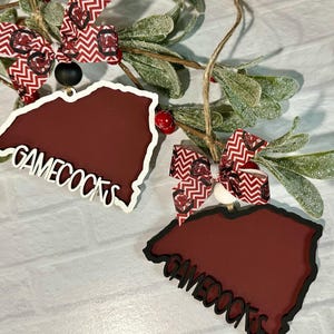South Carolina Gamecocks Christmas Ornament/Gamecocks Swag/Gamecocks Fans/SC Gamecocks/South Carolina Football/Gamecocks Gift