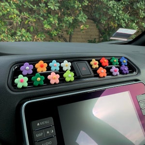 Flower Car Air Vent Clips 5, 10, 15pcs