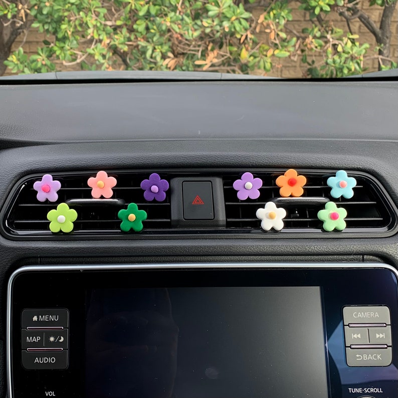 Flower Car Air Vent Clips 5 10 15pcs Etsy