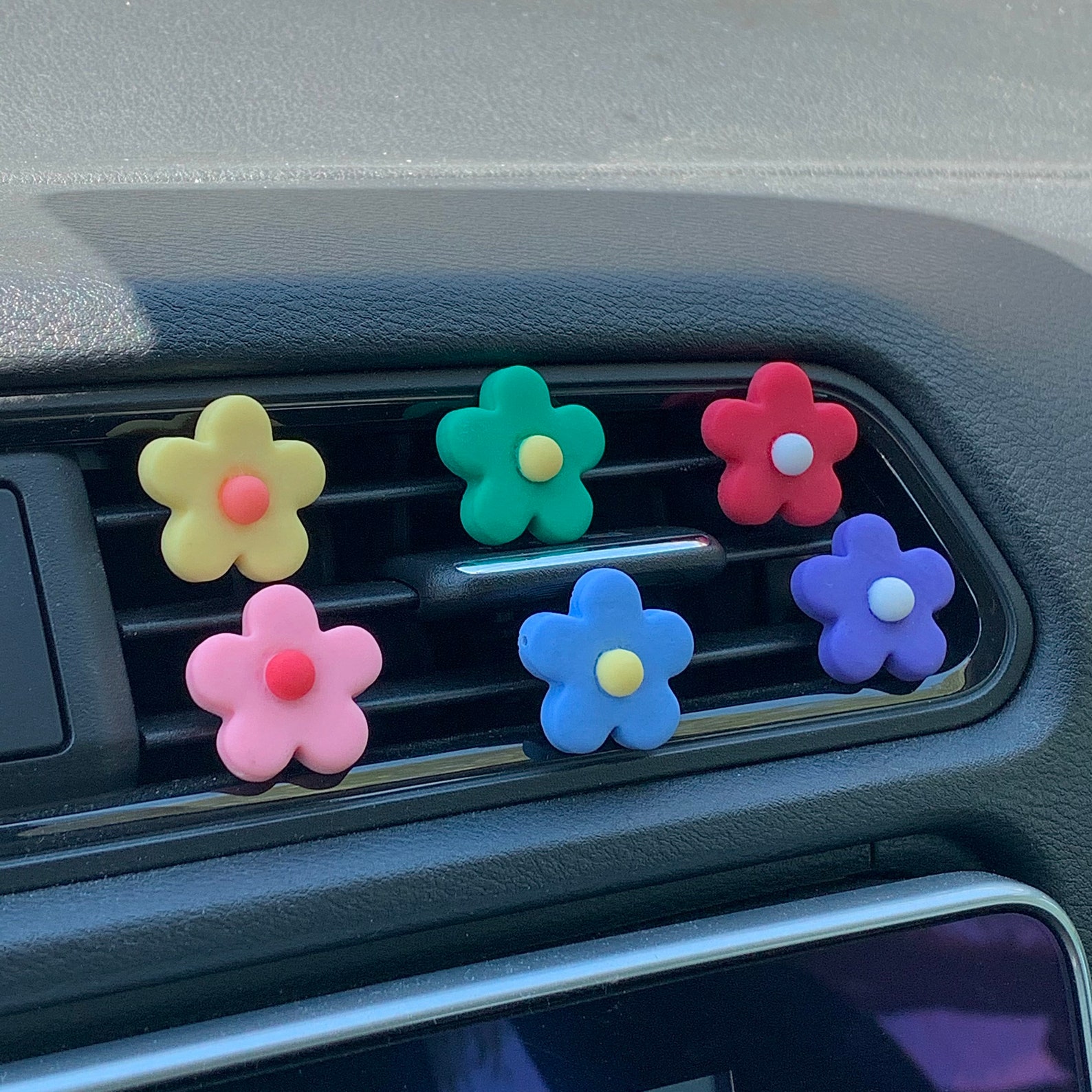 Flower Car Air Vent Clips 5pcs 6pcs 10pcs 15pcs Etsy