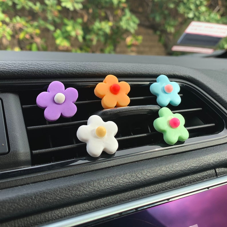 Flower Car Air Vent Clips 5 10 15pcs Etsy