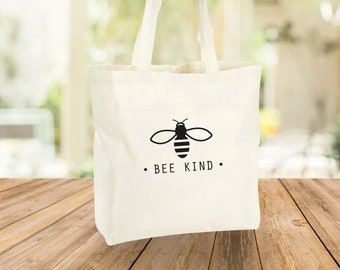 bee kind tote bolsa