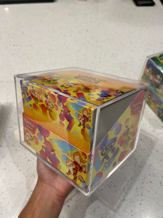 thumbnail interactive-video image 1 of Clear Acrylic Display Case For Pokemon Japanese 151 Booster Box 1 of 6