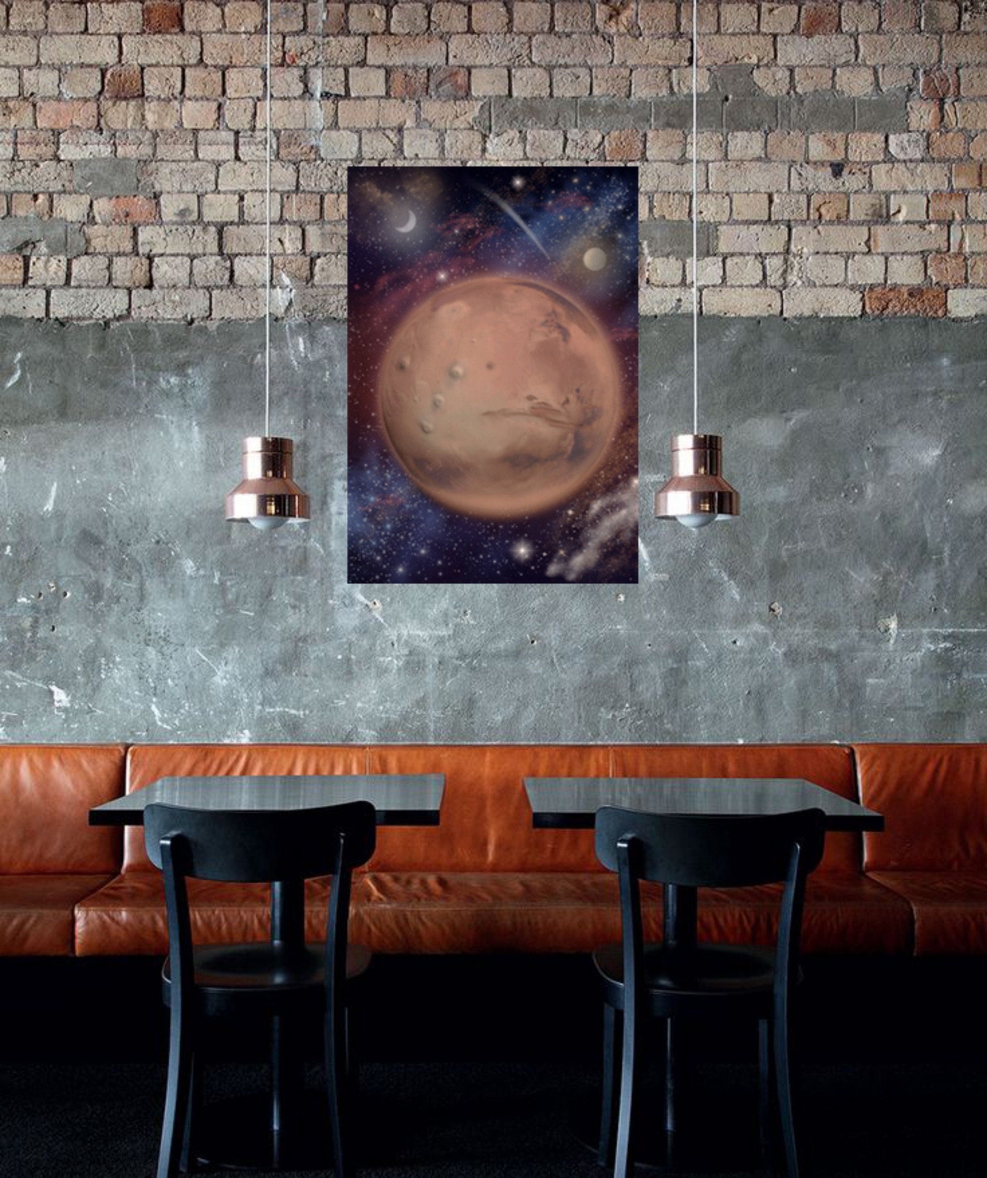 Mars Bar Decor Mars Wall Art Space Wall Art Mars Poster Mars for Print