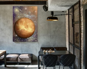 Venus planet | Bar decor | Venus Wall Art | Space Wall Art | Venus planet Poster | Venus planet for print | Instant Download