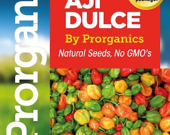 100 Organic Aji Dulce seeds by Prorganics