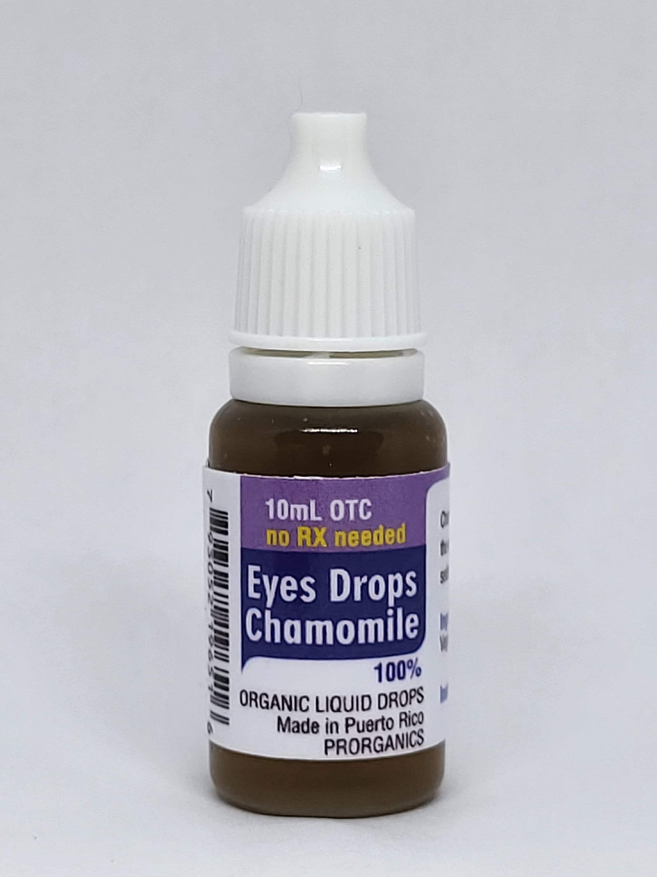 10ml Organic Chamomile, Manzanilla Eye Drops 201 Purity by