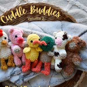 Cuddle Buddies Band 2 Häkelanleitung, PDF-DOWNLOAD
