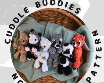 Cuddle Buddies Volume 1 Crochet Pattern, PDF DOWNLOAD ONLY