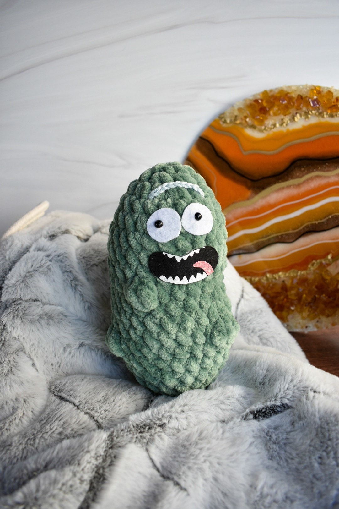Pickle Rick Plush Etsy
