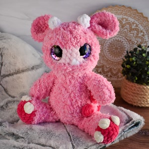 Crochet Love Monster Plush, Plushie
