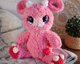 Crochet Love Monster Plush, Plushie