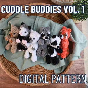 Cuddle Buddies Volume 1 Crochet Pattern, PDF DOWNLOAD ONLY