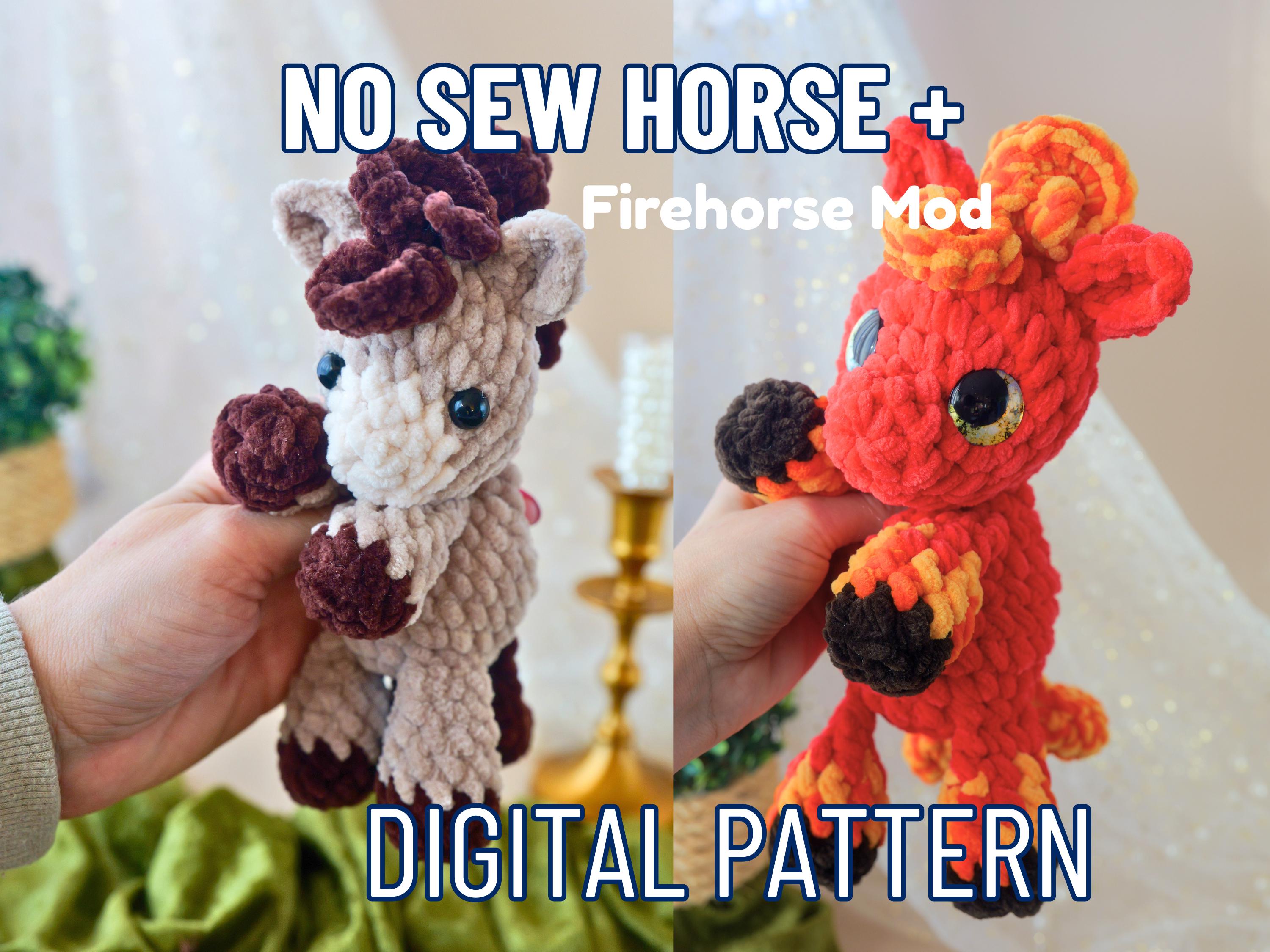 No-Sew Horse Crochet Pattern