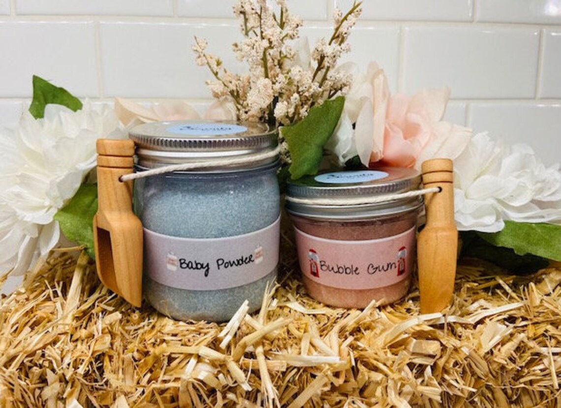 All Natural Exfoliating Scented Body Scrub Body Scrub Etsy