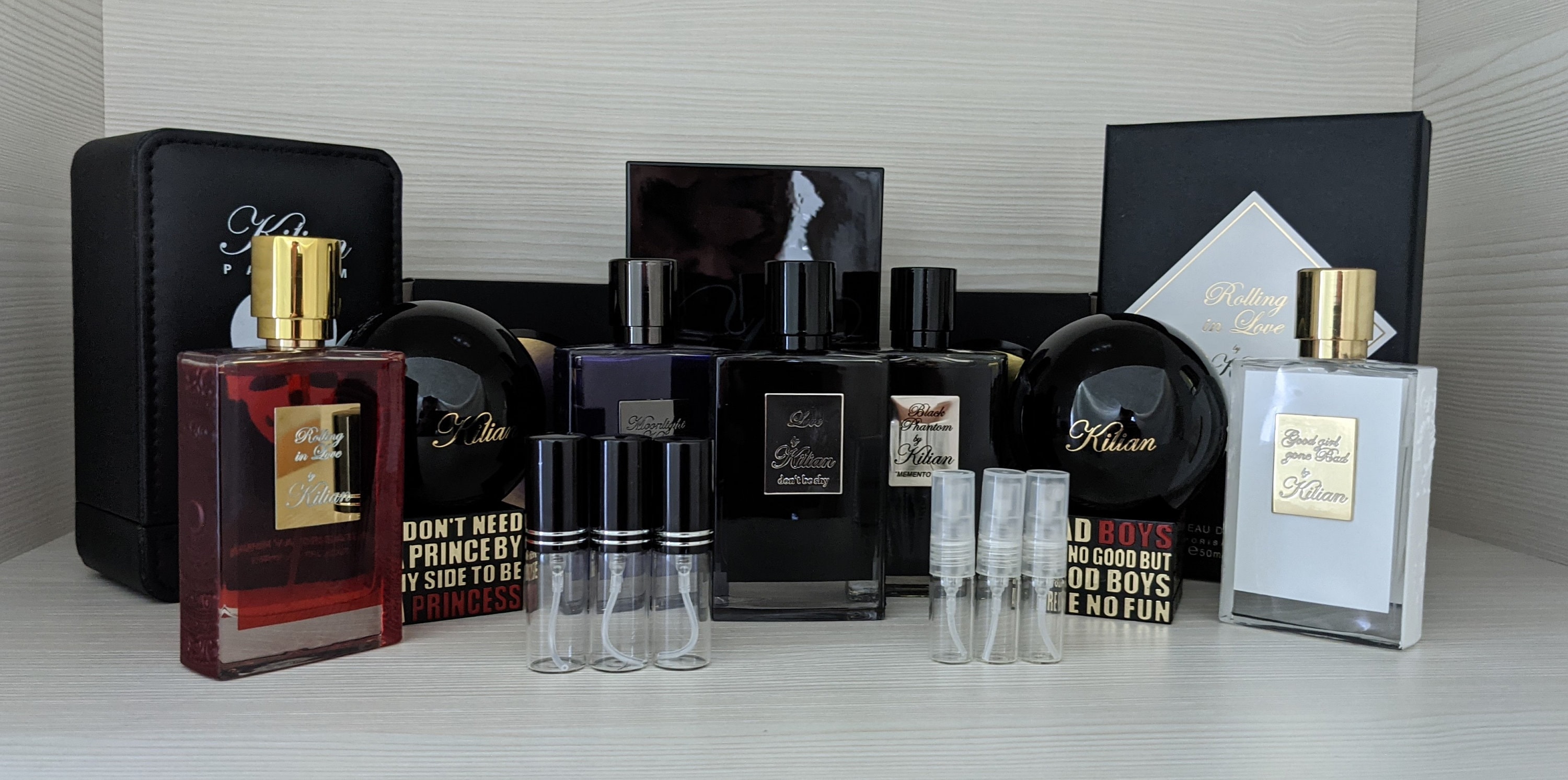 SET Kilian perfume Samples 7 2 ml 5 ml 10. Rolling in | Etsy