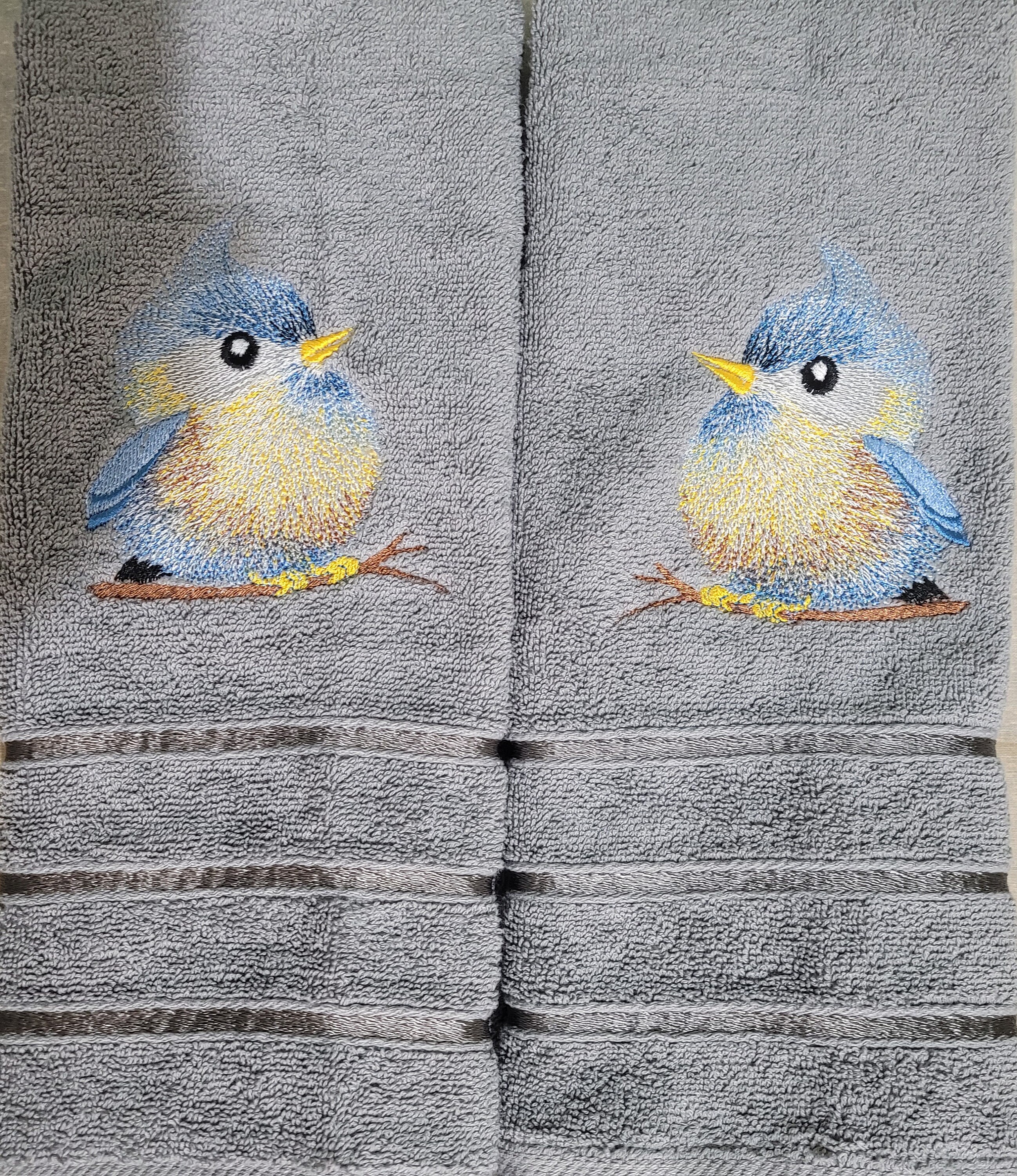 Bird hand towels deals