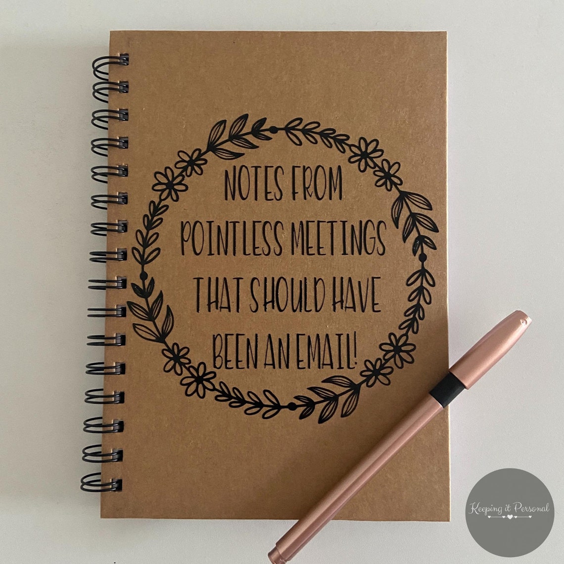 A5 Lined Note Book Funny Office Notebook Funny Notebook Etsy