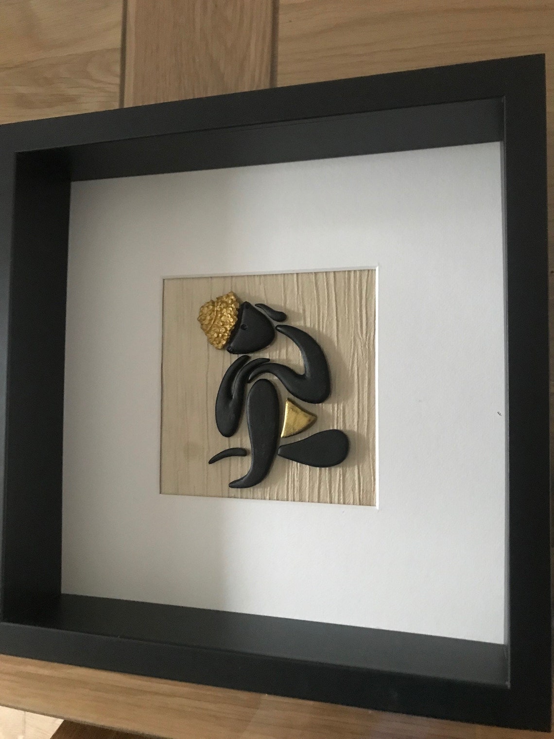 Buddha Wall Art Photo Frame Picture 3D plaster handmade Etsy