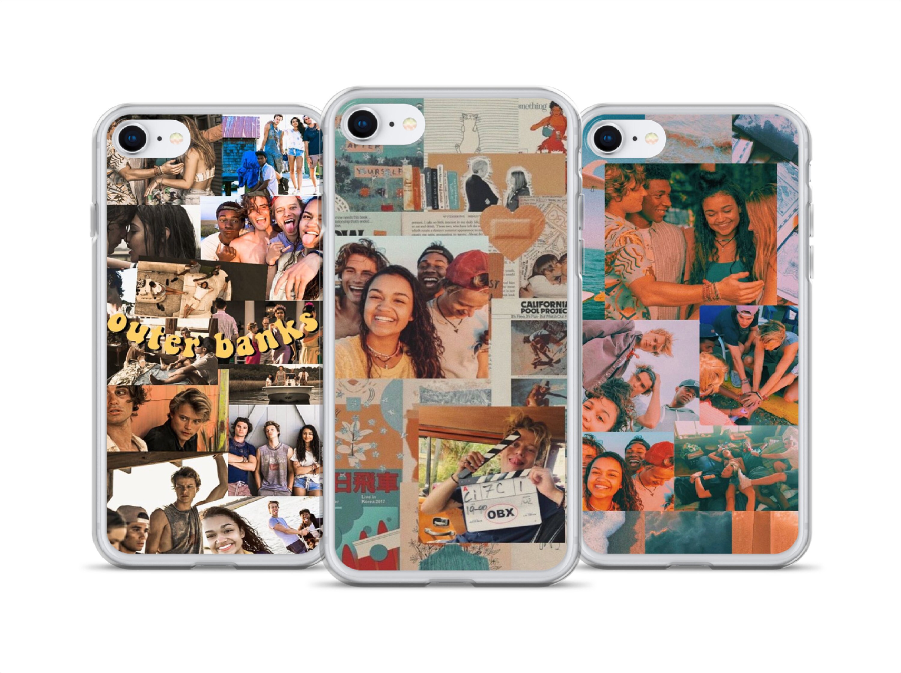 Outer Banks Phone Case Sarah Cameron John B JJ Kiara Madelyn Cline Ch…