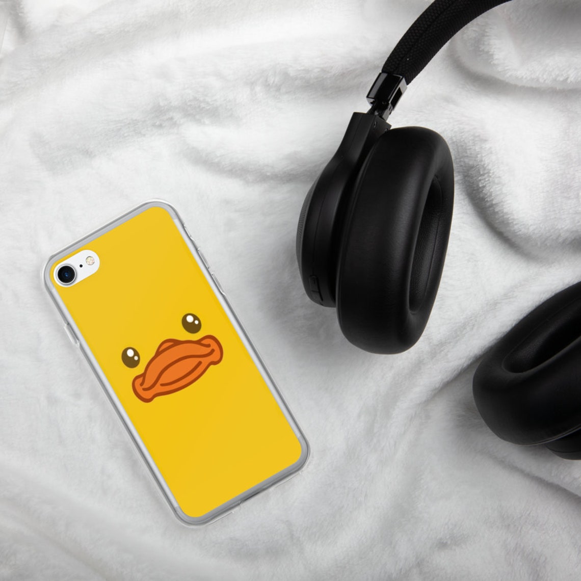 Duck Cute Phone Case Kawaii Retro Animal Yellow Sweet Quack Etsy