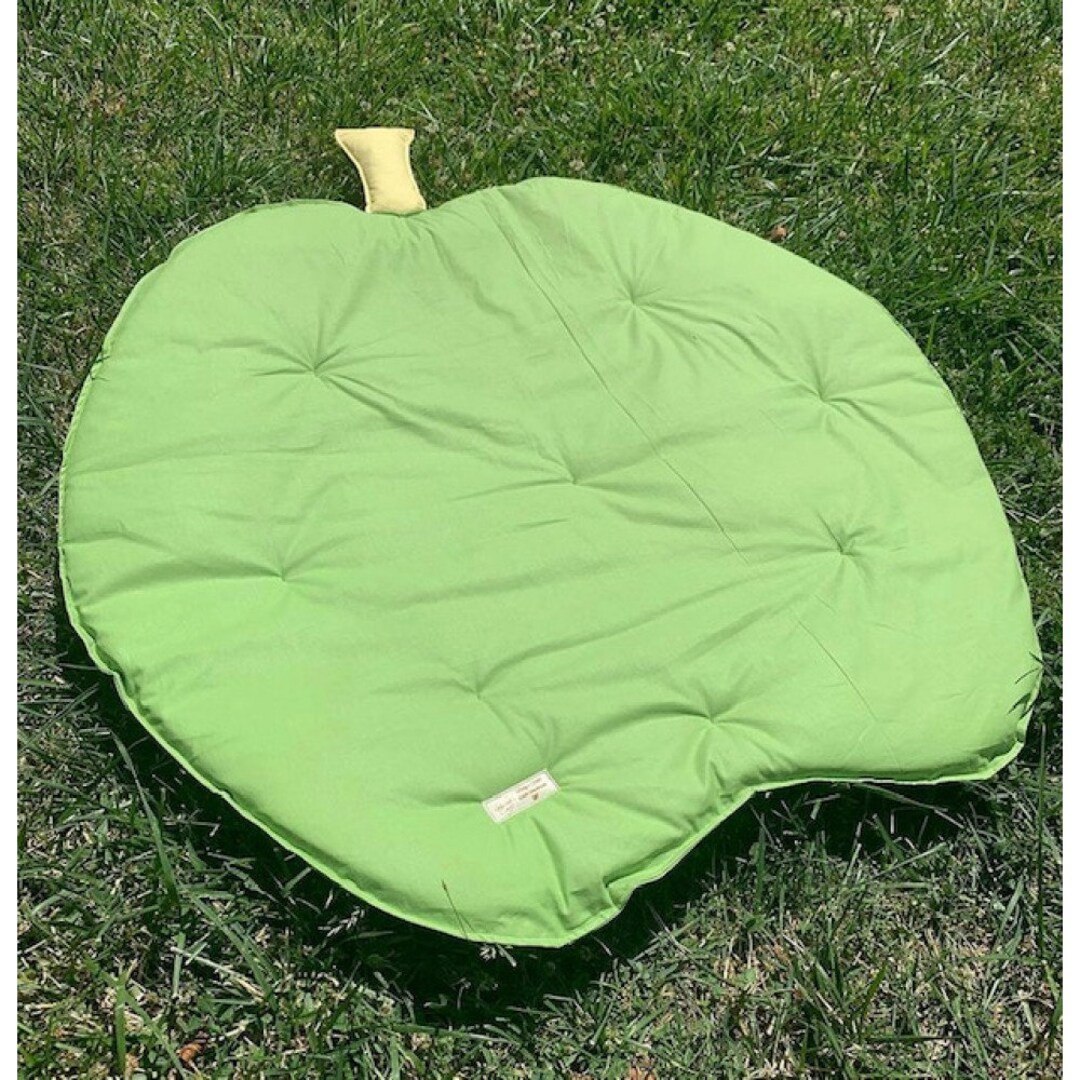 Cotton Green Apple Organic Play Mat Cotton Play Mat Gift for Etsy