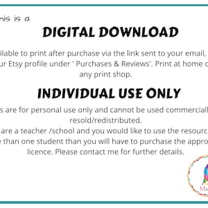 May include: A digital download announcement with the text "DIGITAL DOWNLOAD" in bold letters. The text explains how to access the download and states "INDIVIDUAL USE ONLY". A colorful logo with the words "Arabic Matters" is in the bottom right corner.