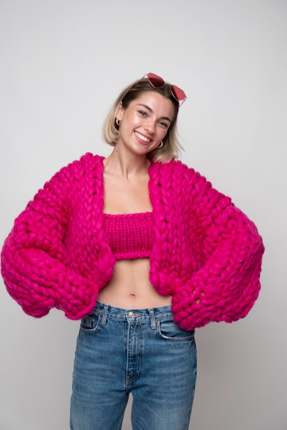 アウターその他 Woman Essential Round Knit Cardigan Baby Pink il_1080xN.5980611563_4p0d.jpg