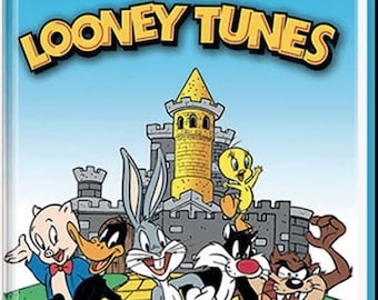 Looney Tunes™ Personalized Hardback 9" x 12" Jumbo Book - Your child is Off to See the Wizard with name on every page- Custom Made to Order