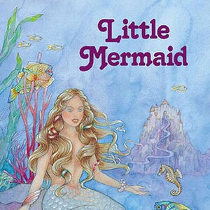 Little Mermaid Personalized Hardcover 6&quot;x9&quot; Book - Your Child the Hero with name on every page - Made to Order