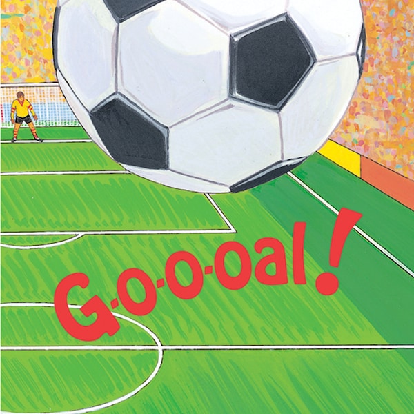 Go-o-oal! Personalized Soccer Book - Your child the MVP!  Custom Made to Order - 6" x 9" Hardback book