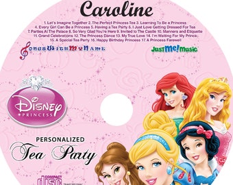 Disney Princesses™  Personalized Tea Party CD - The Princesses Sing Your Child's Name 60 times