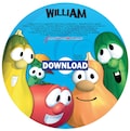 Personalized VeggieTales™ Silly Songs: Name sung 47 times (Digital Download)- Delivered via messages within hours