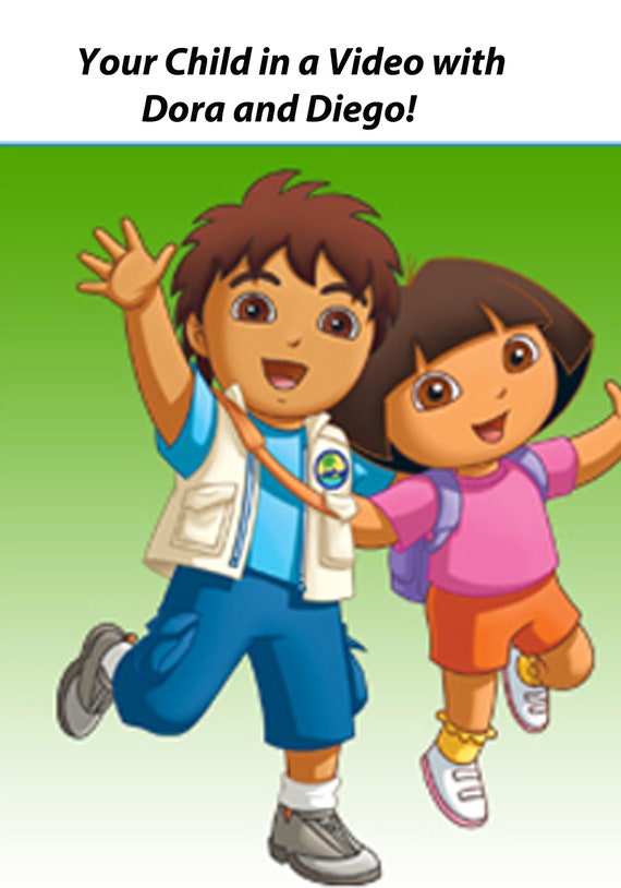 Dora Diego and Me™ Photo Personalized Cartoon Video DVD - Etsy UK Dora Diego and Me™ Photo Personalized Cartoon Video DVD - Etsy UK