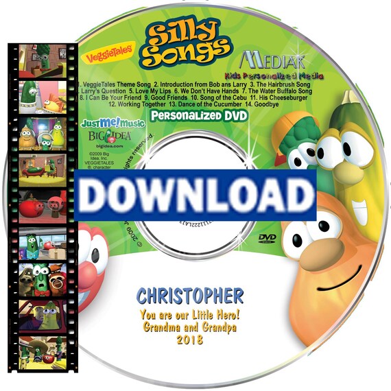 Veggietales™ Silly Songs MUSIC VIDEO Personalized Cartoon