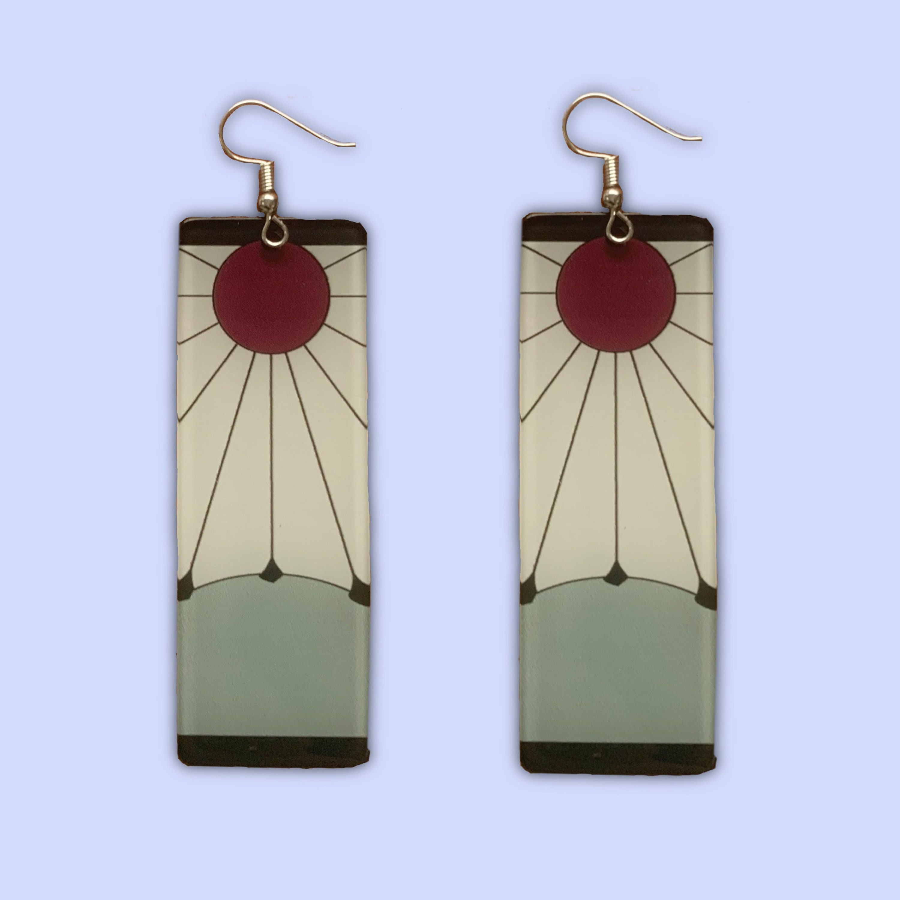 Hanafuda Earrings Etsy