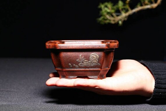 Eckig geschnitten Ecke Bonsai Topf Yixing lila Sand Keramik Retro alten  Stil kleiner Blumentopf Sukkulente Pflanzer Wohndekoration Topfpflanzentopf  - Etsy sterreich