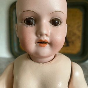 Antique Armand Marseille Bisque  Head # 390 & Composition Baby Doll