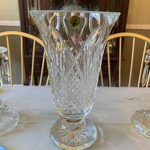 Large waterford crystal vase - Etsy 日本