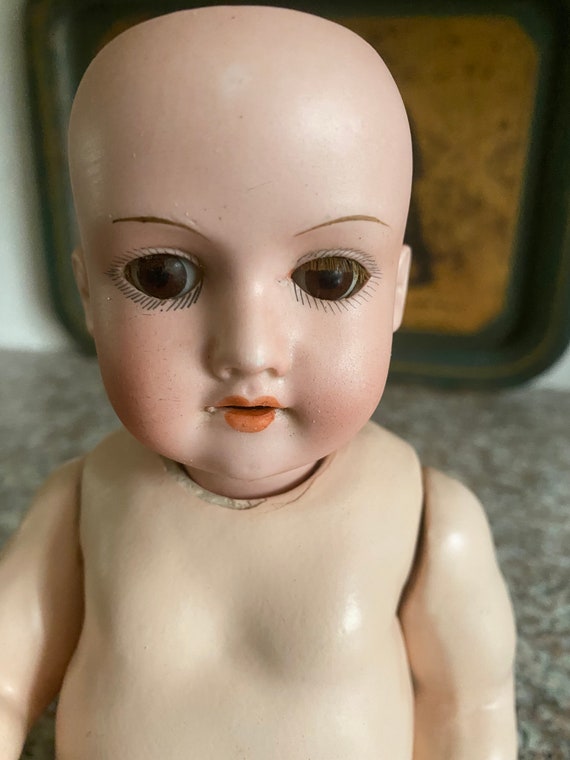 Buy Antique Armand Marseille Bisque Doll. Doll Head. Antique Doll. Online  in India 