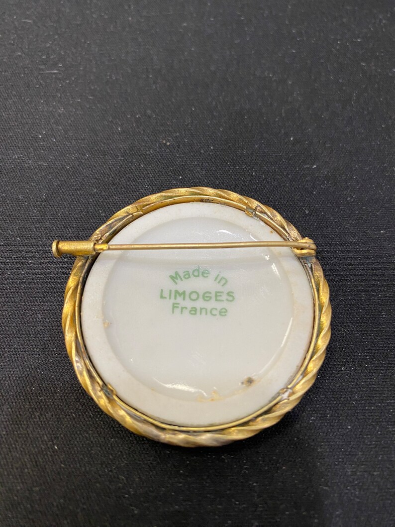 Antique Limoges Hand Painted lovers Flirting Etsy