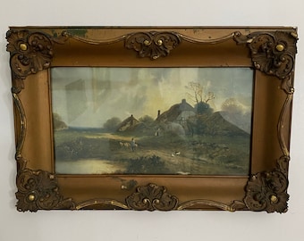 額縁 木製　フレーム まとめ売り 絵画 インテリア　金箔　アンティーク風 il_340x270.3379437877_td34.jpg